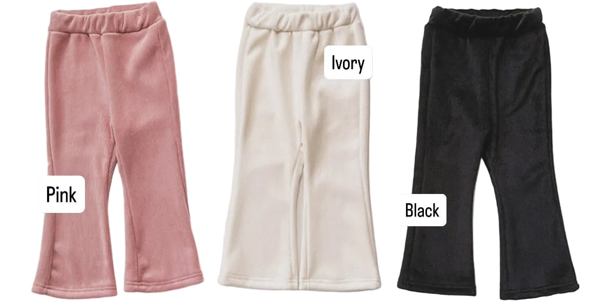 Fleece Bootcut Pants