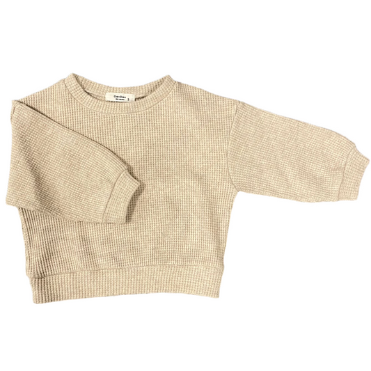 Waffle Knit Crewneck