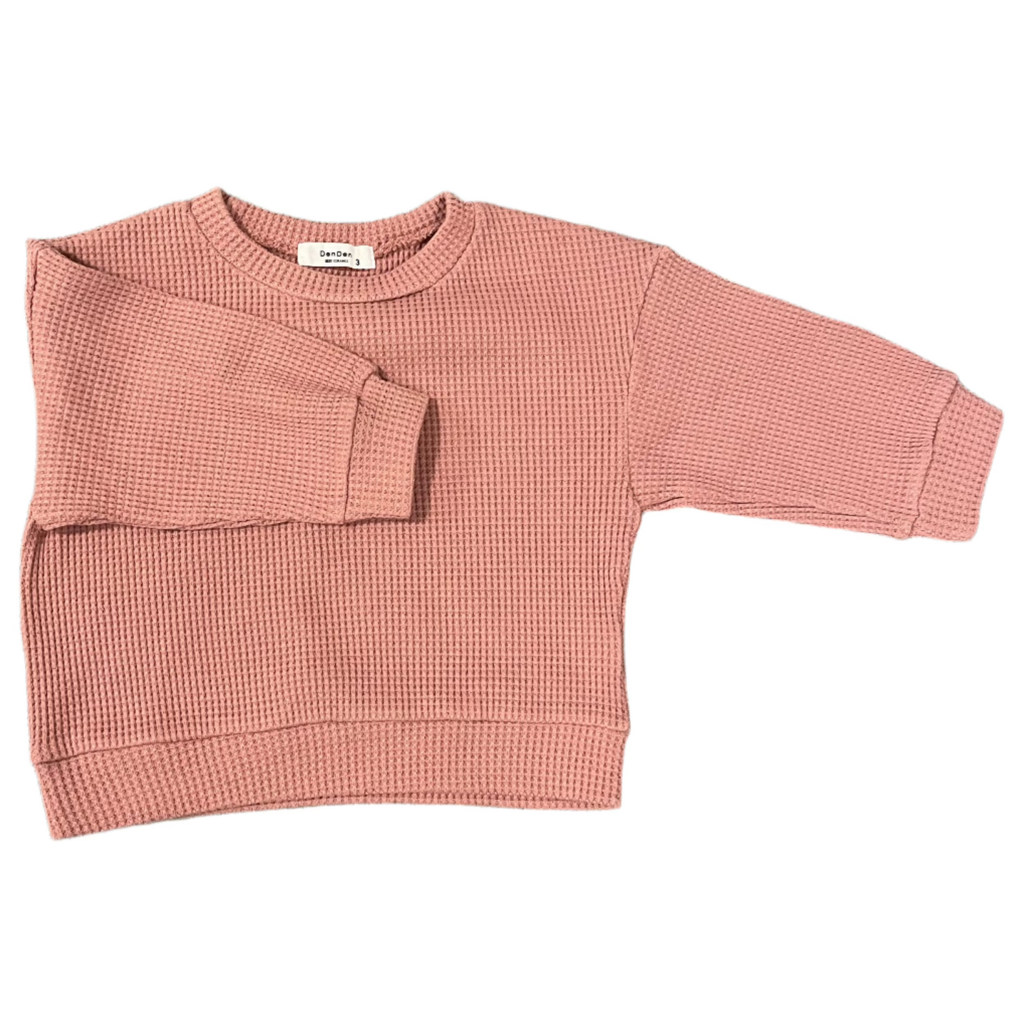Waffle Knit Crewneck