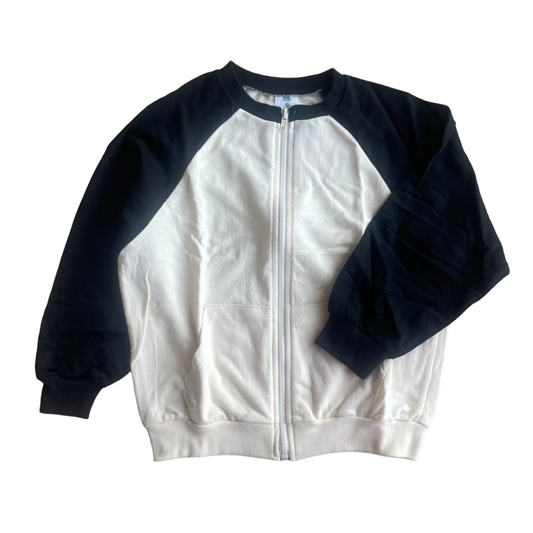Raglan Zip Up Sweater